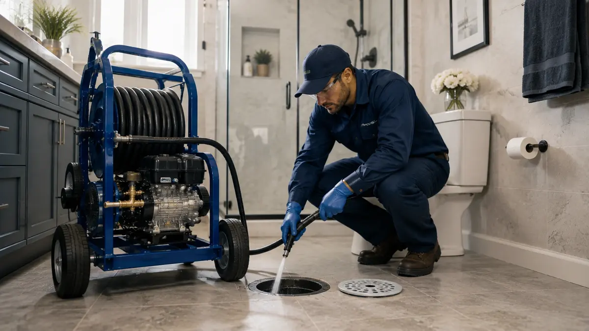 Bathroom Drain Hydro Jetting in Laguna Niguel