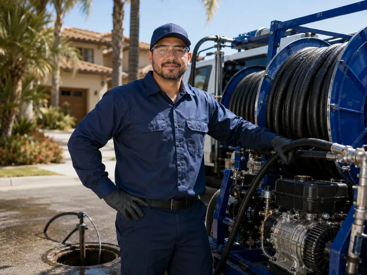 Hydro jet sewer cleaning in Laguna Niguel