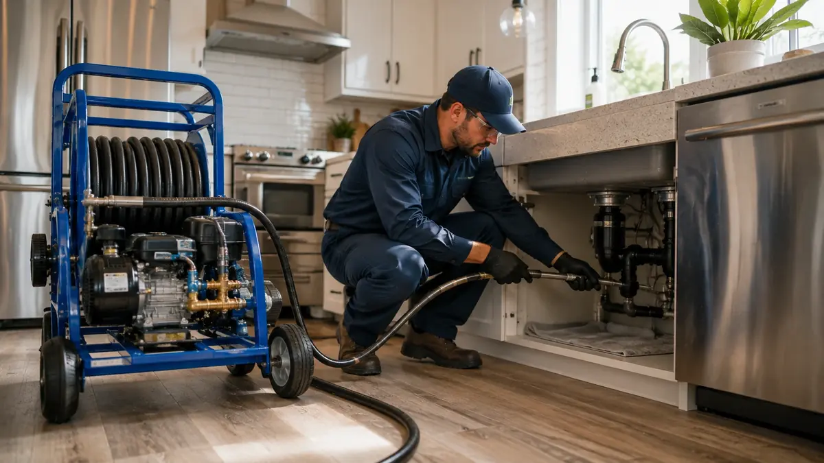 Kitchen Drain Hydro Jetting in Laguna Niguel