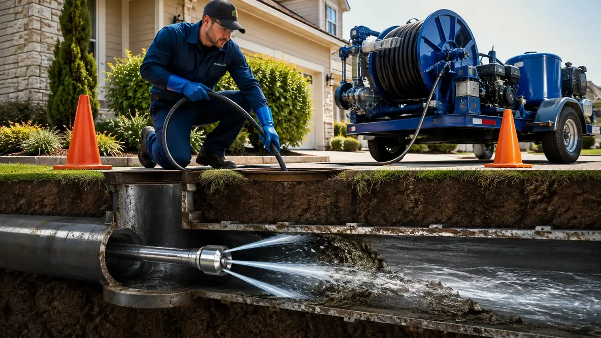 Main Sewer Line Hydro Jet Cleaning in Laguna Niguel