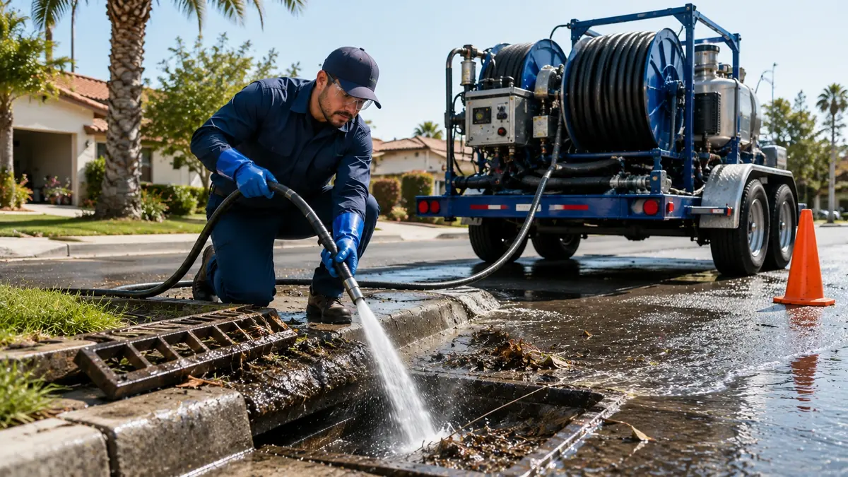 Storm Drain Hydro Jet Cleaning in Laguna Niguel